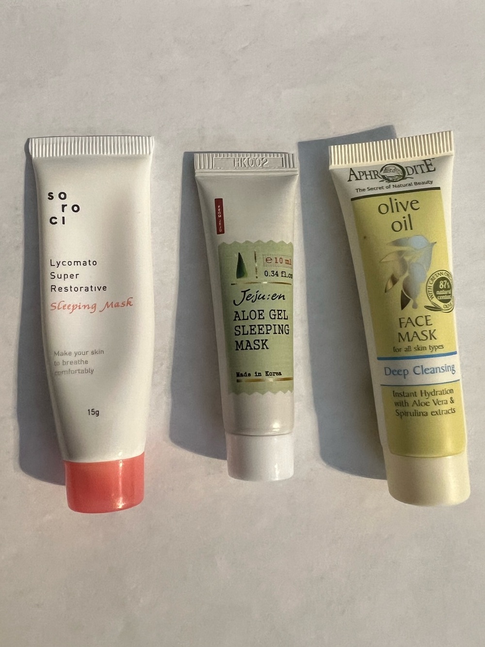 New Sleeping Mask Deep cleansing Face Mask  3 Containers